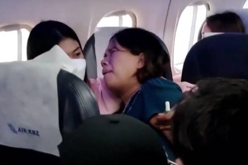 El hecho ocurrió en un vuelo hacia Birmania.