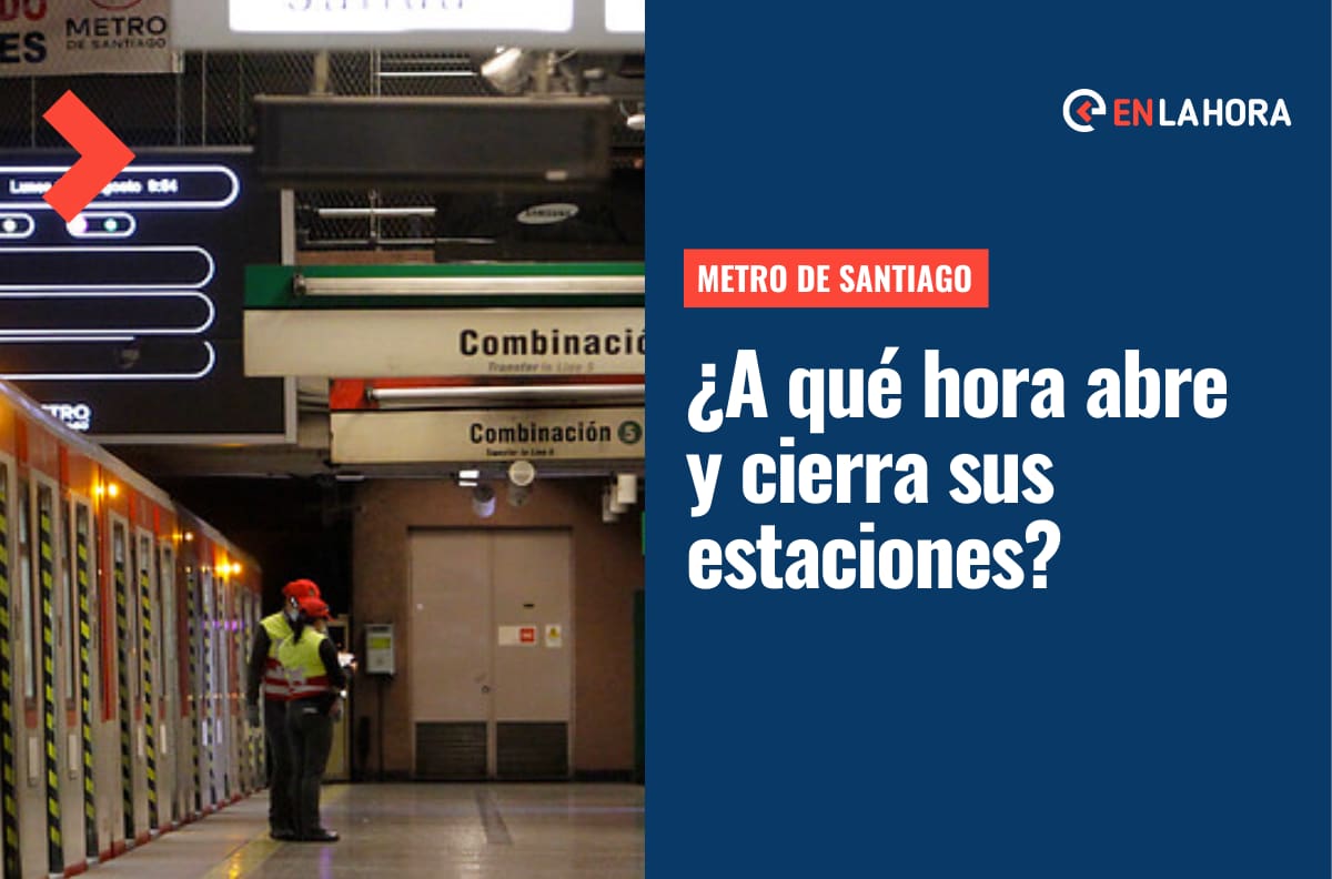 Horario Metro de Santiago | ¿A qué hora abre y cierra el tren subterráneo este domingo 5 de junio?