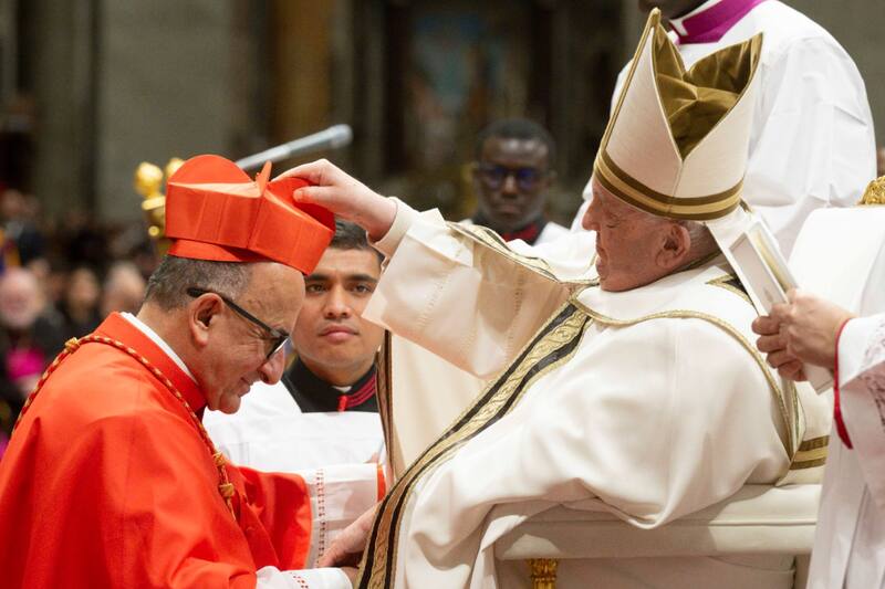 El hasta entonces monseñor fue proclamado cardenal por el Santo Padre en diciembre del año pasado.
