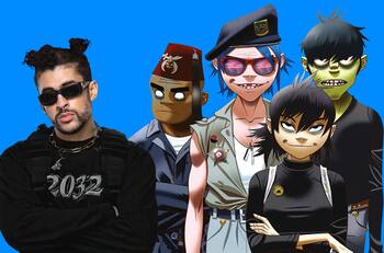 Filtran ‘Tormenta’, la nueva canción de Gorillaz junto a Bad Bunny