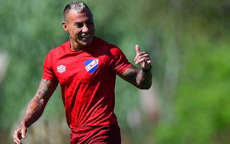 El delantero en Nacional.