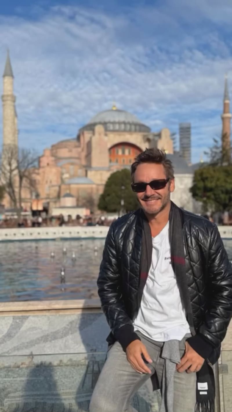 El actor se declaró enamorado de la ciudad de Estambul.