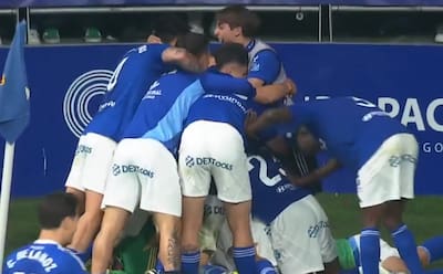 Real Oviedo selló su ascenso a la Primera División de España con este golazo en el tiempo extra