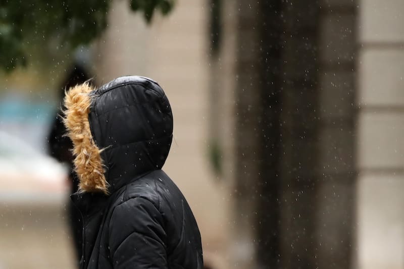 Las temperaturas llegarán hasta los 6 °C.