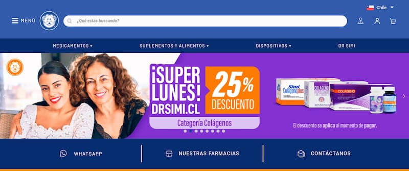 Todos los lunes hay descuentos de 25% para comprar en Dr. Simi.