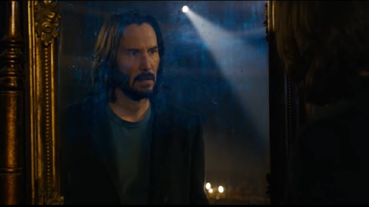 "¿Estaré loco?": Keanu Reeves protagoniza el primer trailer de "The Matrix Resurrections"