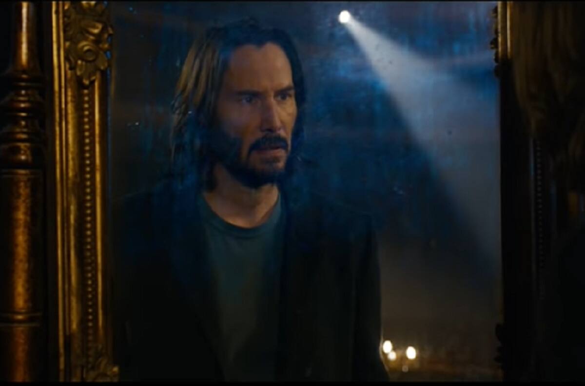 "¿Estaré loco?": Keanu Reeves protagoniza el primer trailer de "The Matrix Resurrections"