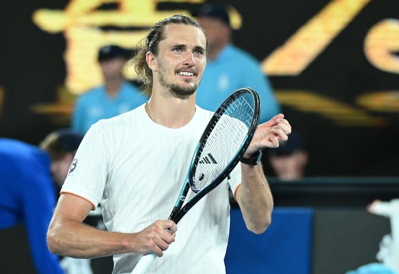 el alemán clasificó a semis y mandó un comentario bromista sobre su familia. Foto: EFE