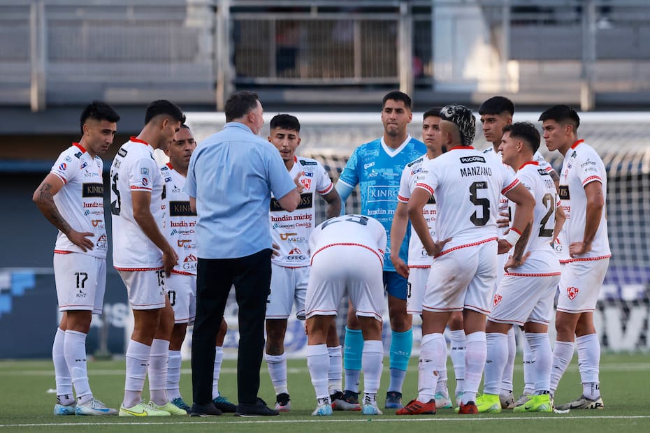 El equipo en el Campeonato Nacional.