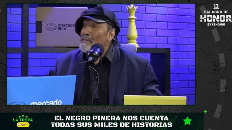 Negro Piñera en el react de "Palabra de Honor". Créditos: Pantallazo YouTube