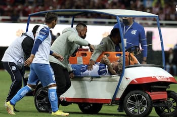 VIDEO | Imágenes sensibles: Jugador del Puebla de México sufrió dramática fractura de tobillo en duelo de la Liga MX
