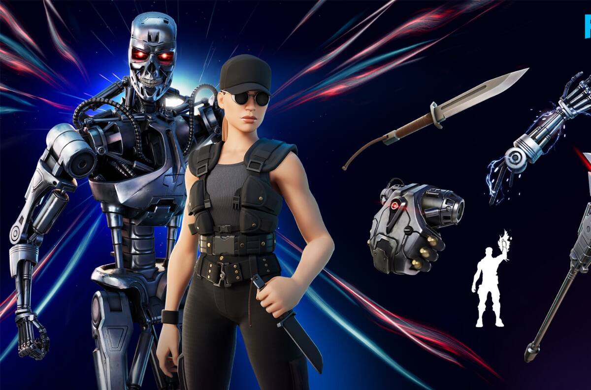 Oficial: Fortnite anunció la llegada de Terminator y Sarah Connor al Battle Royale