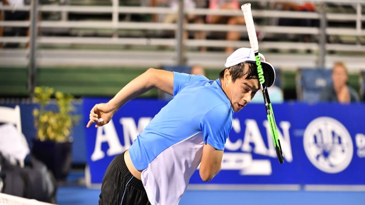 Mackenzie McDonald se pegó flor de raquetazo al celebrar triunfo sobre Del Potro