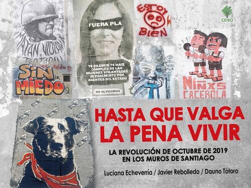 Esta es la portada del recopilatorio de mensajes y alusiones al Estallido Social.