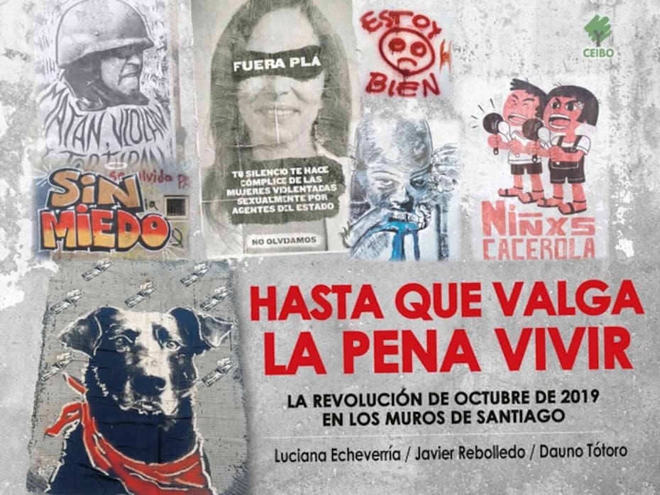 Esta es la portada del recopilatorio de mensajes y alusiones al Estallido Social.