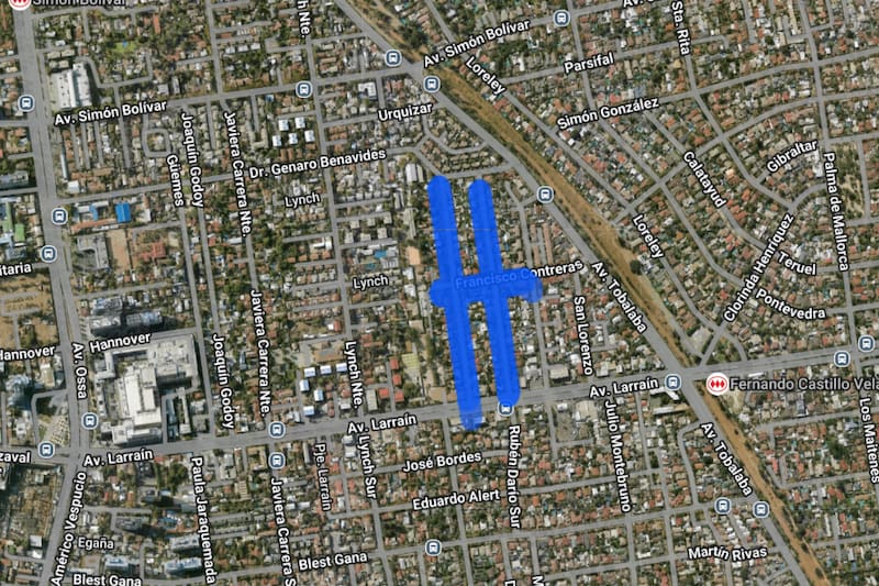 Este sector de La Reina se verá afectado.