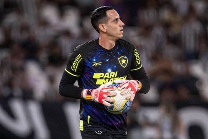 atajando en Botafogo.