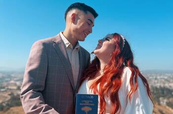"Estamos muy felices": Christell Rodríguez cuenta cómo fue el matrimonio civil con su esposo, Roberto Parra