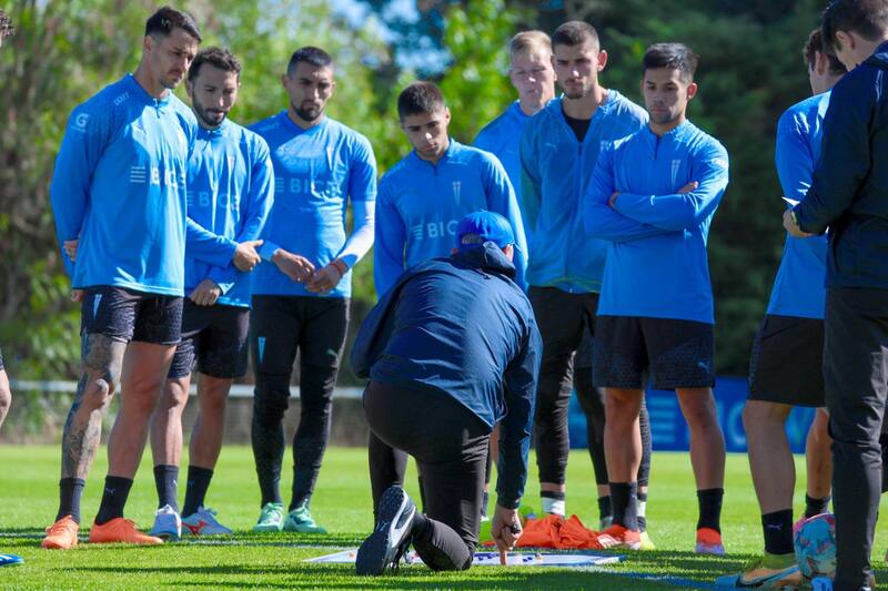 se entrenó hoy en San Carlos de Apoquindo. Foto: Comunicaciones Cruzados.