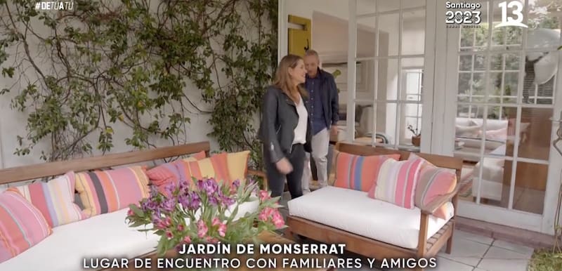 La terraza de su patio / Canal 13