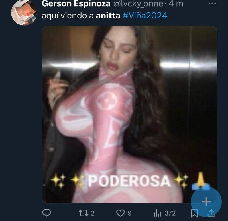 Comentarios al show de Anitta.