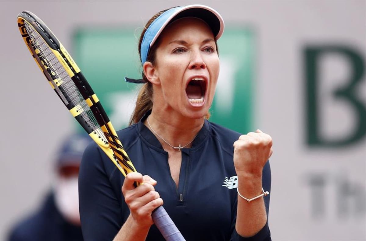 Danielle Collins es la última clasificada a los cuartos de final de Roland Garros