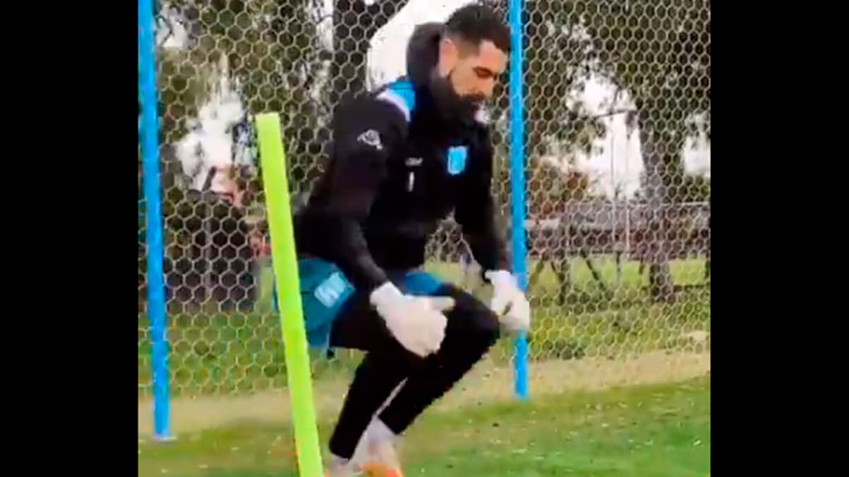 Espera el regreso: El duro entrenamiento de Gabriel Arias en Racing
