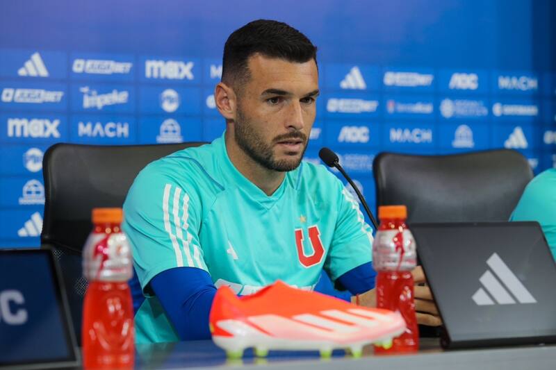 Fabricio Formiliano en la U. Foto @udechile.