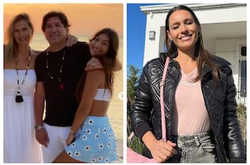 En familia y con amigos: María Alberó y Pampita acompañaron a Iván Zamorano en su participación en "The Beautiful Game"