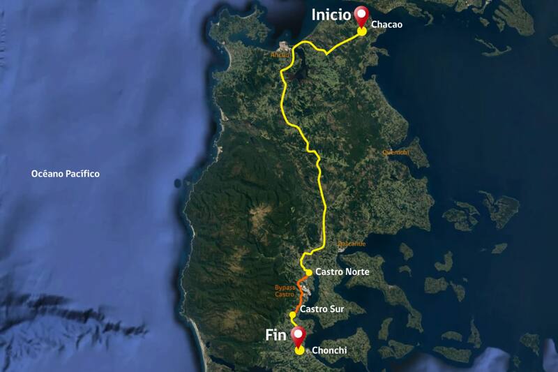 Conectará cada extremo de la Gran Isla de Chiloé.