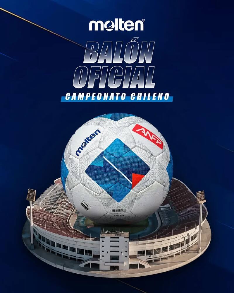 Nueva pelota del fútbol chileno. Foto: Instagram