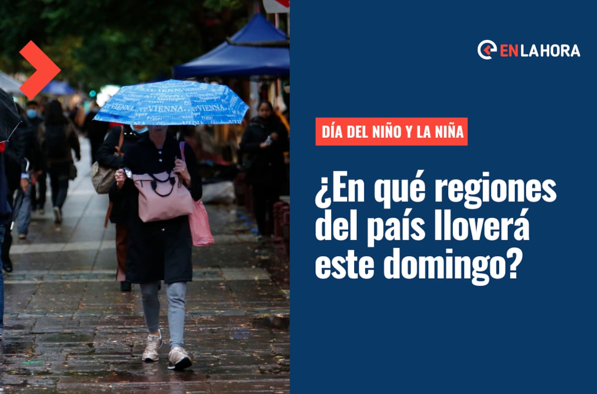 ¿Lloverá el Día del Niño en Chile? Revisa dónde caerán precipitaciones este domingo 7 de agosto
