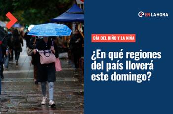 ¿Lloverá el Día del Niño en Chile? Revisa dónde caerán precipitaciones este domingo 7 de agosto