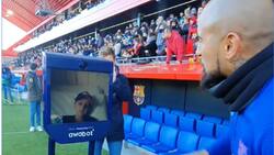 Arturo Vidal compartió, gracias a la tecnología, con joven hincha de la Fundación Eric Abidal