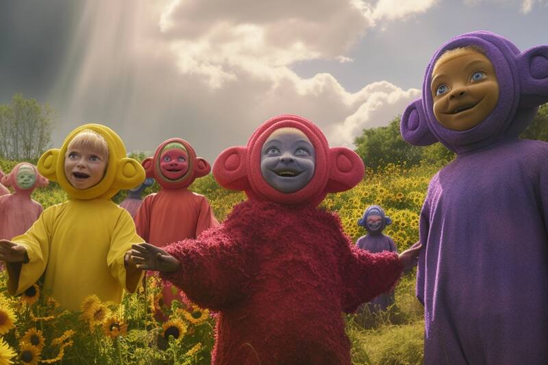 Midsommar protagonizado por los Teletubbies.