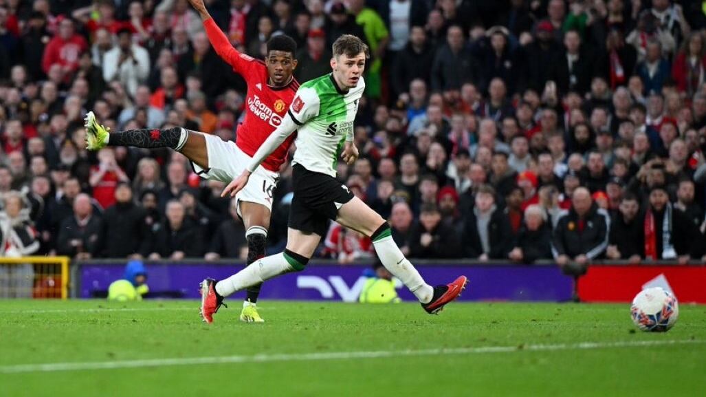Amad Diallo marcó el gol del triunfo de Manchester United sobre Liverpool en la FA Cup