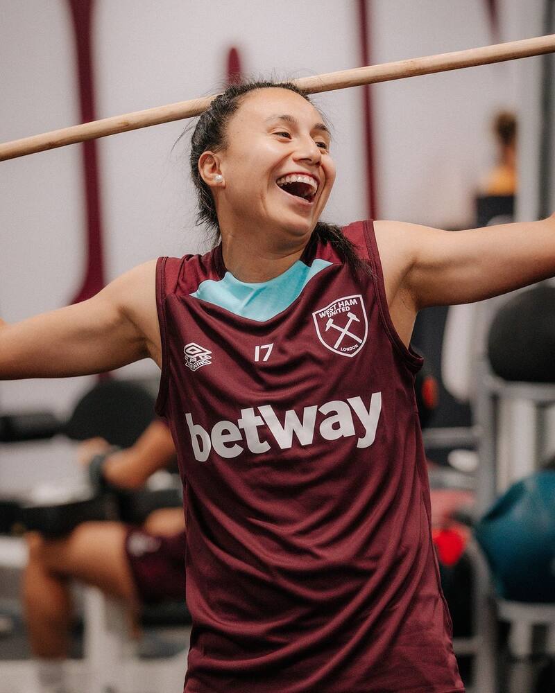 Camila Sáez en el West Ham United