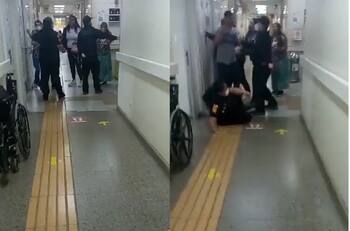 VIDEO | Familiares de paciente baleado golpearon a personal de salud en SAR de Hualpén