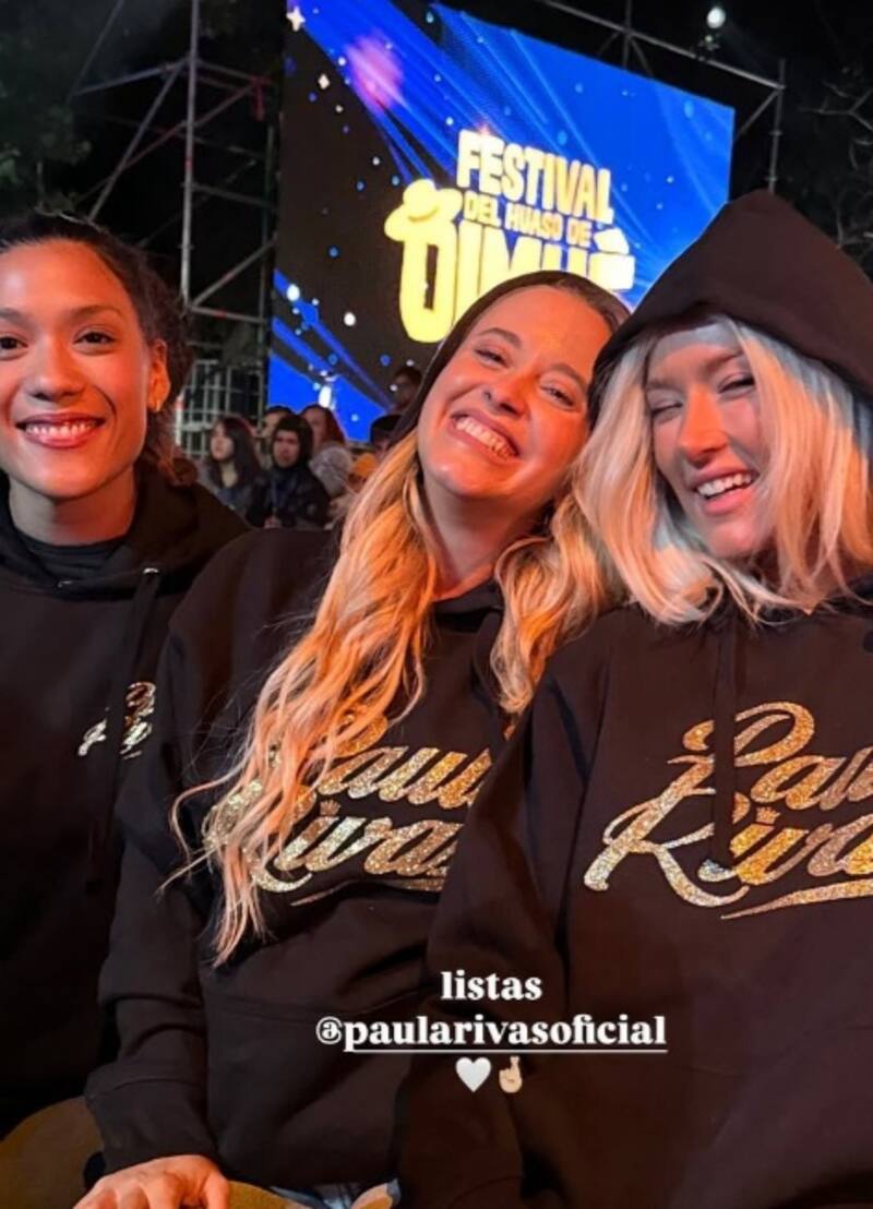 La artista pop acompañó a su amiga Paula Rivas. Créditos: Instagram