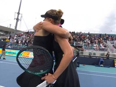 VIDEO | Hermoso momento selló el especial duelo de amigas entre Aryna Sabalenka y Paula Badosa