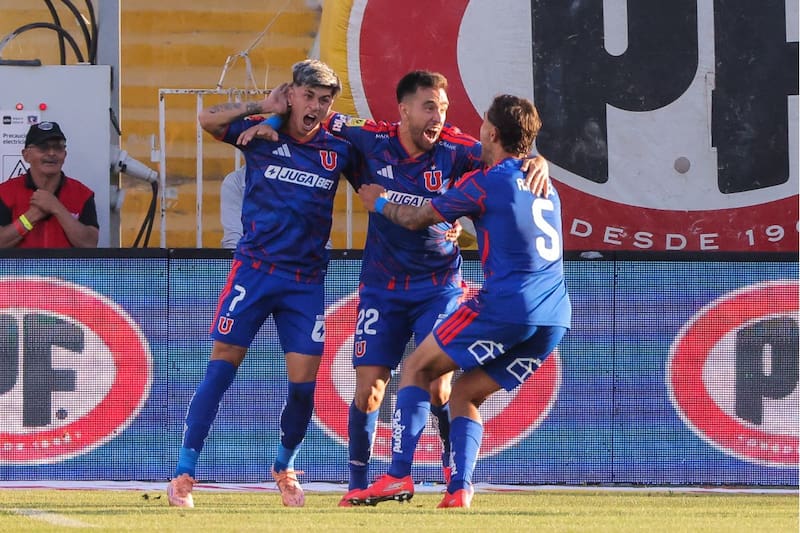 Universidad de Chile ganó a Colo Colo en el Monumental. Foto: Agencia Aton.
