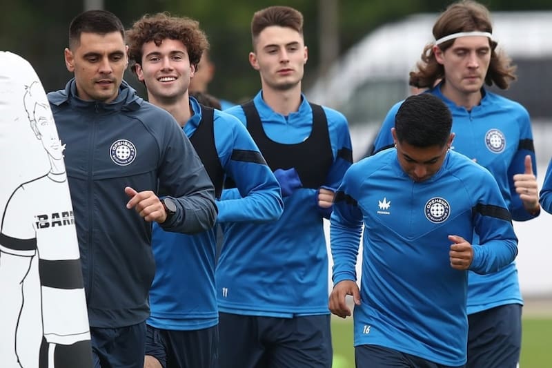 en Orenburg junto al primer equipo.