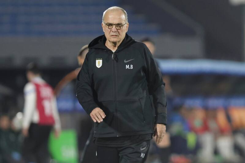 , entrenador de Uruguay. Foto: EFE.