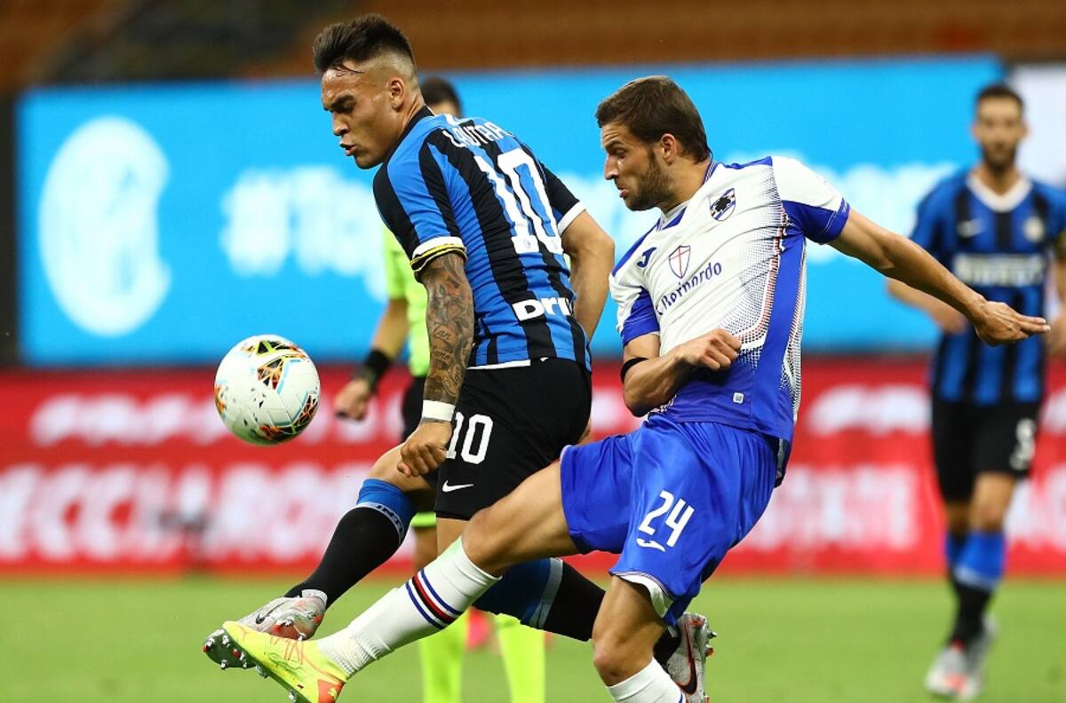 Inter de Alexis Sánchez venció por 2 a 1 a la Sampdoria