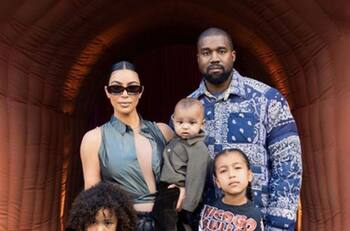 Kim Kardashian se refugia en el amor de sus hijos en medio de su divorcio con Kanye West