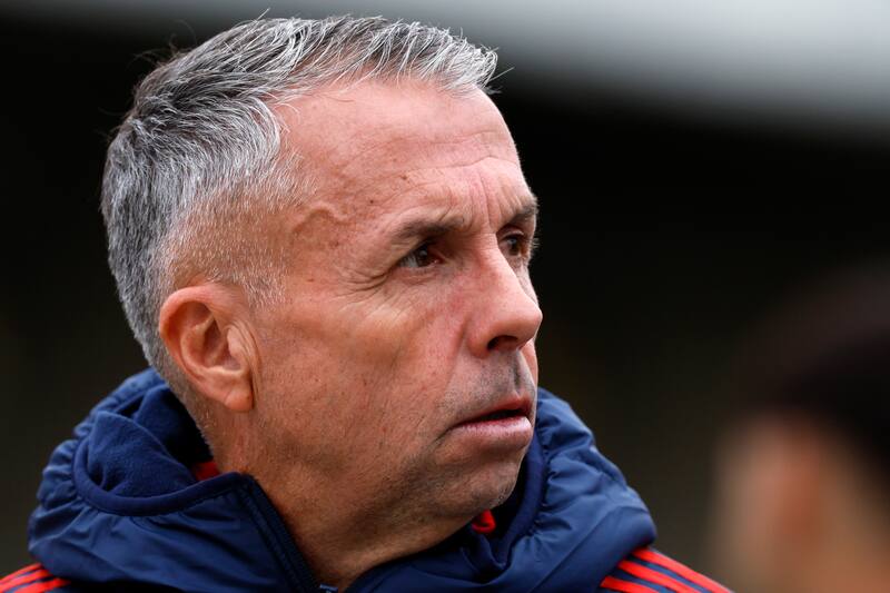 Gustavo Álvarez, entrenador de los azules. Foto: Aton.