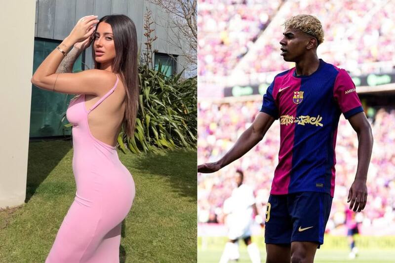 Lamine Yamal junto a su nueva conquista, Fati Vásquez