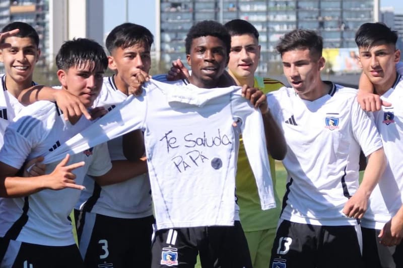 El delantero Maikel Peña jugó el amistoso contra Trasandino. Foto: Colo Colo Oficial.