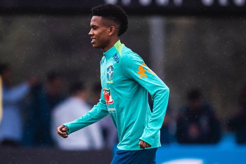Estevao será titular en Brasil: Foto: Instagram Estevao.