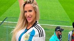 ¿Viendo a Julián Álvarez?: Luciana Salazar deslumbra a medio británico con su presencia en el Mundial Qatar 2022